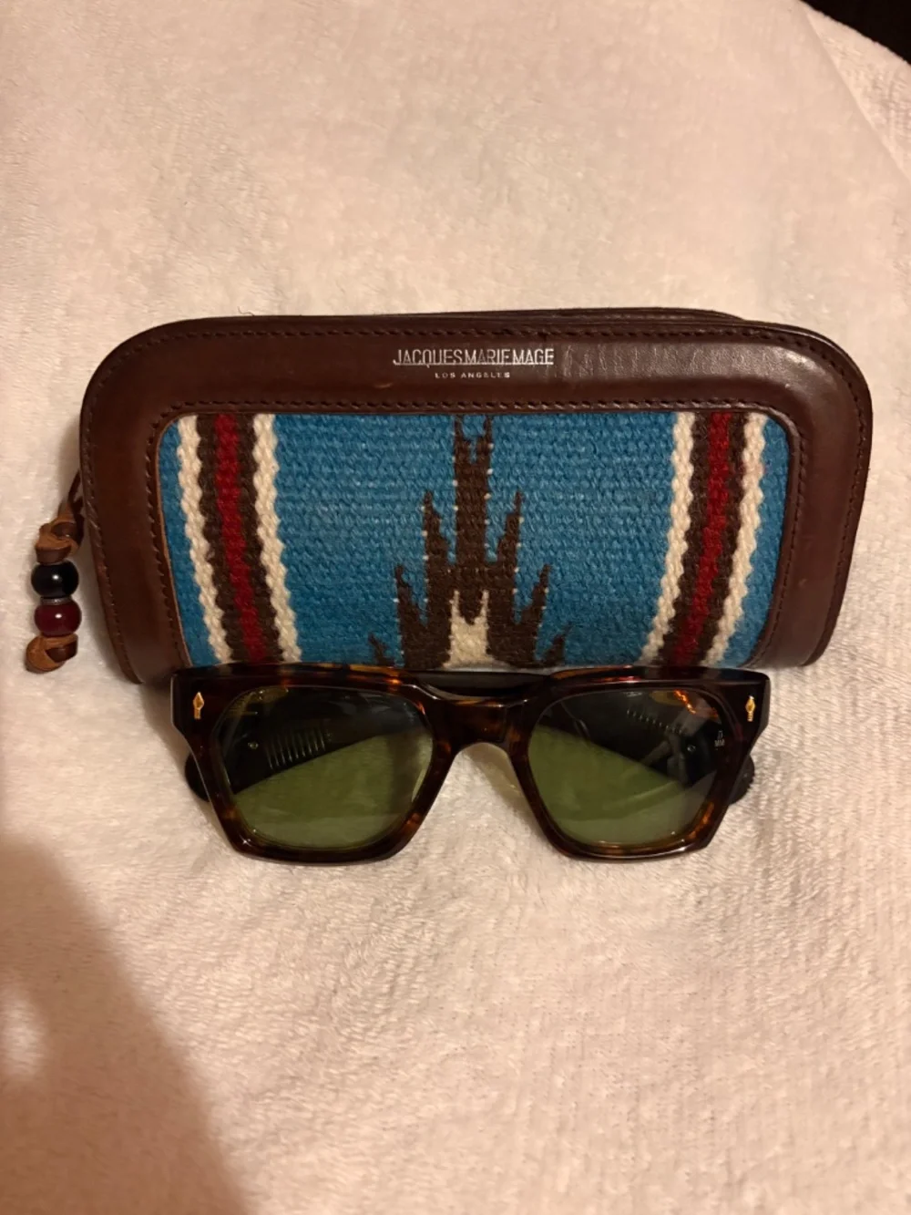 Jacques Marie Mage STERETT Last Frontier IV Argyle Sunglasses